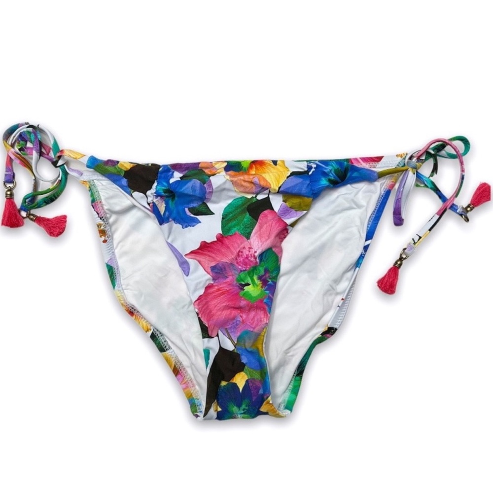 Nanette Lepore Bikini Technicolor Tropical Vamp Floral
Print Swim Bottom Size 10 - Picture 3 of 10